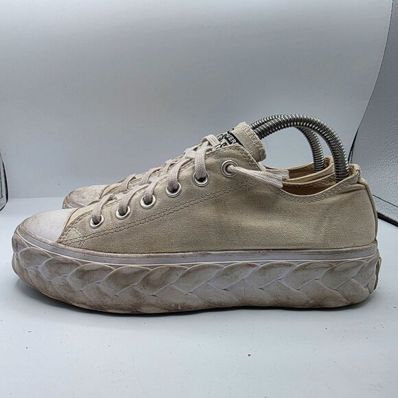 Converse Chuck Taylor Runway Cable Womens Size 8 White Platform Lift Ox Shoes - Picture 13 of 13